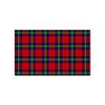 Ruthven Tartan Sticker Rectangular (100 pack)