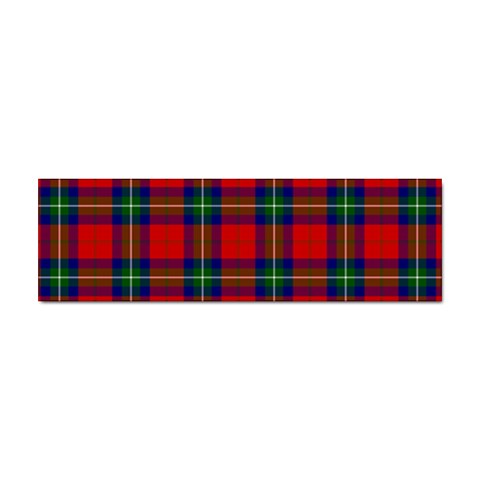 Ruthven Tartan Sticker (Bumper) from ArtsNow.com Front