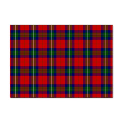 Ruthven Tartan Sticker A4 (100 pack) from ArtsNow.com Front