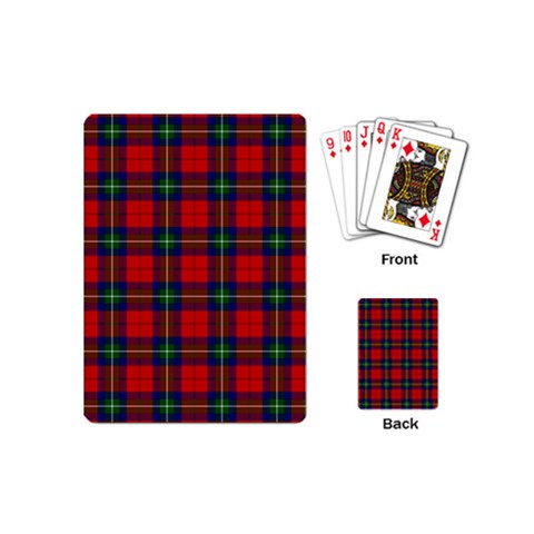 Ruthven Tartan Playing Cards (Mini) from ArtsNow.com Back