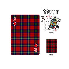 Ruthven Tartan Playing Cards 54 (Mini) from ArtsNow.com Front - Diamond2