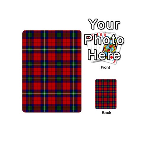 Ruthven Tartan Playing Cards 54 (Mini) from ArtsNow.com Back