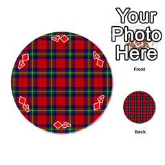 Ruthven Tartan Playing Cards 54 (Round) from ArtsNow.com Front - Diamond4