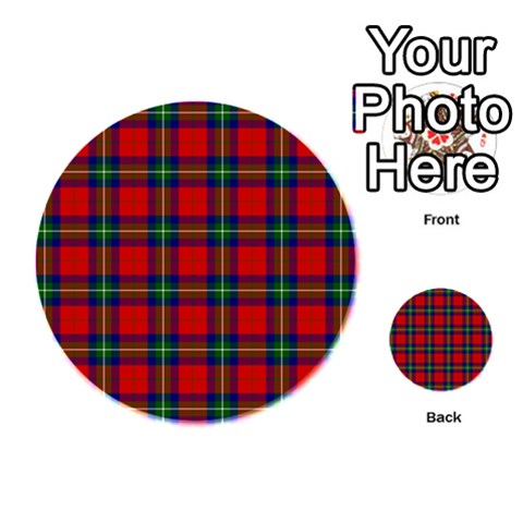 Ruthven Tartan Playing Cards 54 (Round) from ArtsNow.com Back