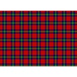Ruthven Tartan Birthday Cake 3D Greeting Card (7x5)