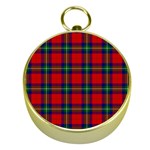 Ruthven Tartan Gold Compass