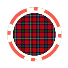 Ruthven Tartan Poker Chip Card Guard (10 pack) from ArtsNow.com Back
