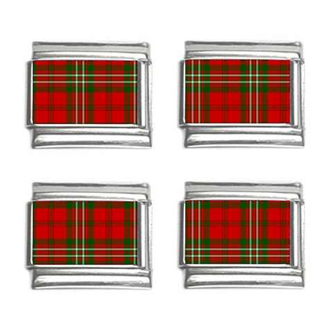 Scott Tartan 9mm Italian Charm (4 pack) from ArtsNow.com Front