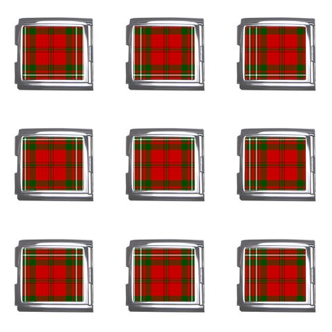 Scott Tartan Mega Link Italian Charm (9 pack) from ArtsNow.com Front