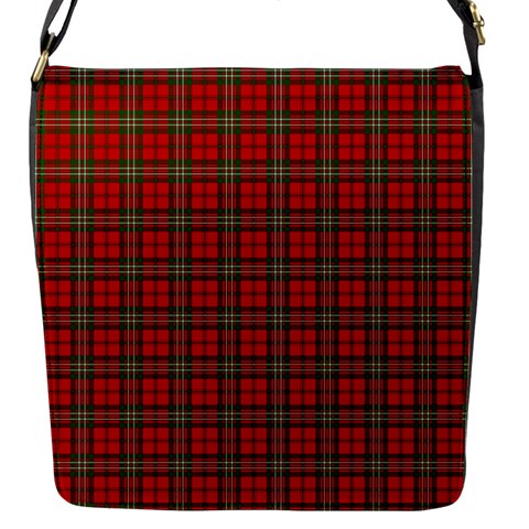 Scott Tartan Flap Closure Messenger Bag (S) from ArtsNow.com Front