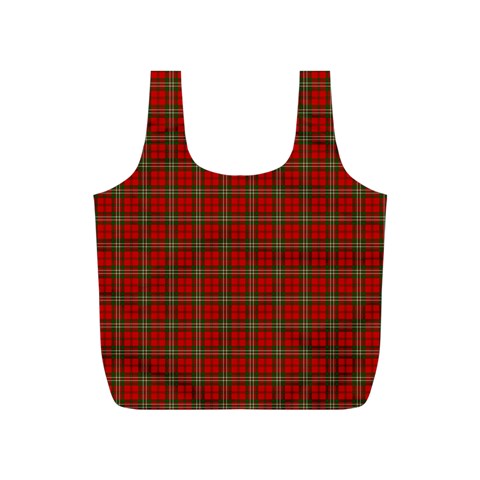 Scott Tartan Full Print Recycle Bag (S) from ArtsNow.com Back