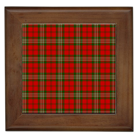 Scott Tartan Framed Tile from ArtsNow.com Front