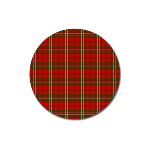 Scott Tartan Magnet 3  (Round) from ArtsNow.com Front
