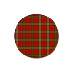 Scott Tartan Magnet 3  (Round)