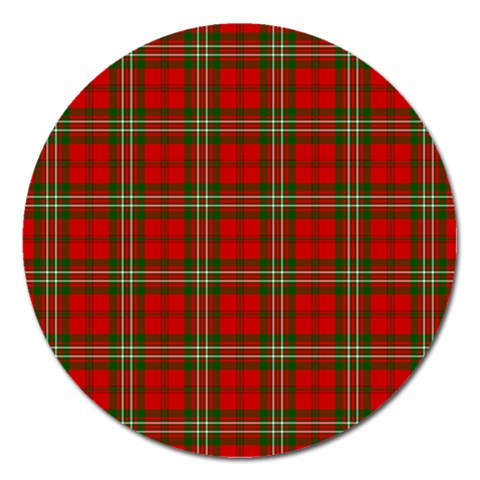 Scott Tartan Magnet 5  (Round) from ArtsNow.com Front