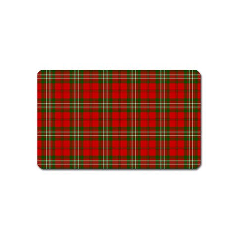 Scott Tartan Magnet (Name Card) from ArtsNow.com Front