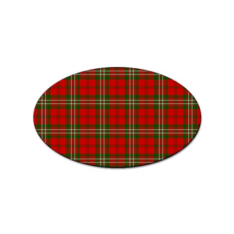 Scott Tartan Sticker Oval (100 pack) from ArtsNow.com Front