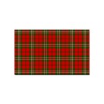 Scott Tartan Sticker (Rectangular)