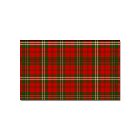 Scott Tartan Sticker Rectangular (10 pack) from ArtsNow.com Front