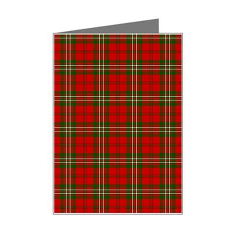 Scott Tartan Mini Greeting Card from ArtsNow.com Left