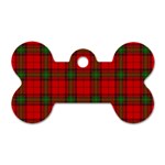 Seton Tartan Dog Tag Bone (One Side)