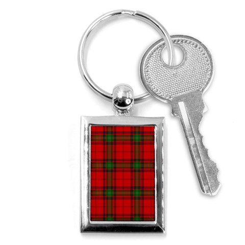 Seton Tartan Key Chain (Rectangle) from ArtsNow.com Front