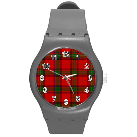 Seton Tartan Round Plastic Sport Watch (M) from ArtsNow.com Front