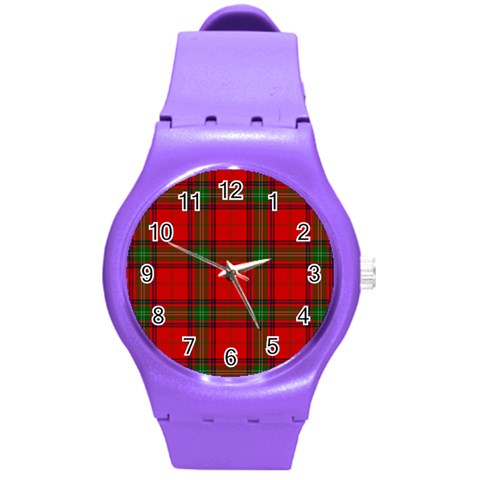 Seton Tartan Round Plastic Sport Watch (M) from ArtsNow.com Front