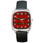 Seton Tartan Square Metal Watch