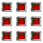 Seton Tartan Mega Link Italian Charm (9 pack)