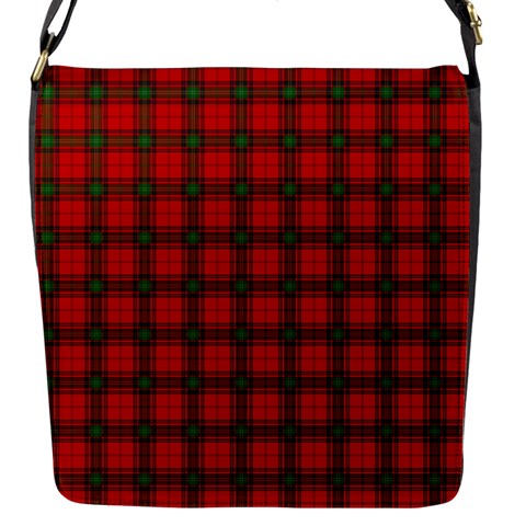 Seton Tartan Flap Closure Messenger Bag (S) from ArtsNow.com Front