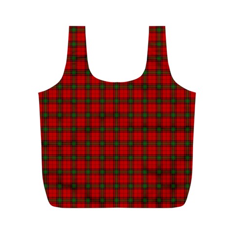 Seton Tartan Full Print Recycle Bag (M) from ArtsNow.com Front