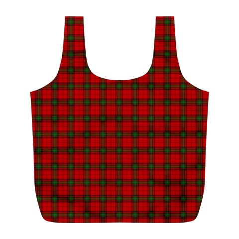 Seton Tartan Full Print Recycle Bag (L) from ArtsNow.com Front