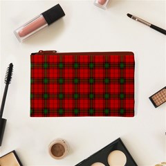 Seton Tartan Canvas Cosmetic Bag (XS) from ArtsNow.com Front
