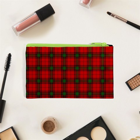 Seton Tartan Canvas Cosmetic Bag (XS) from ArtsNow.com Back