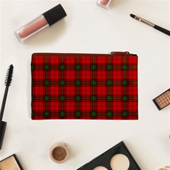 Seton Tartan Canvas Cosmetic Bag (XS) from ArtsNow.com Back