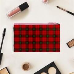 Seton Tartan Canvas Cosmetic Bag (XS) from ArtsNow.com Back