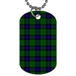 Armstrong Tartan Dog Tag (One Side)