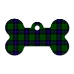 Armstrong Tartan Dog Tag Bone (One Side)