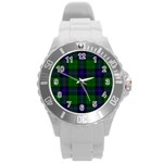 Armstrong Tartan Round Plastic Sport Watch (L)
