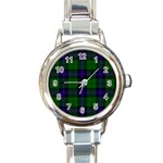 Armstrong Tartan Round Italian Charm Watch