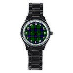 Armstrong Tartan Stainless Steel Round Watch