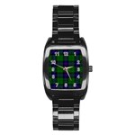 Armstrong Tartan Stainless Steel Barrel Watch