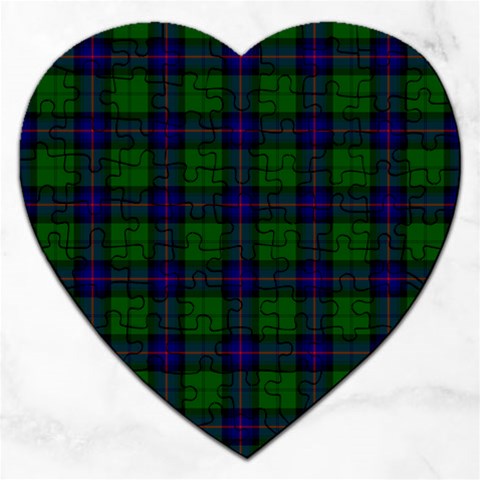 Armstrong Tartan Jigsaw Puzzle (Heart) from ArtsNow.com Front
