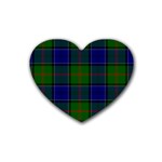 Colquhoun Tartan Heart Coaster (4 pack)