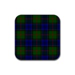 Colquhoun Tartan Rubber Square Coaster (4 pack)