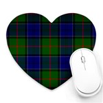Colquhoun Tartan Heart Mousepad