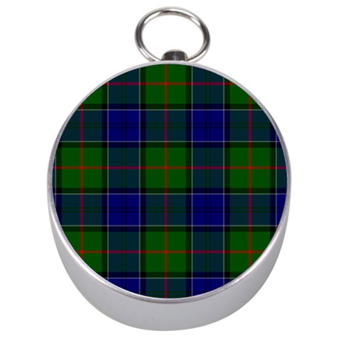Colquhoun Tartan Silver Compass from ArtsNow.com Front