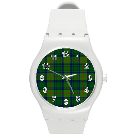 Cranstoun Tartan Round Plastic Sport Watch (M) from ArtsNow.com Front