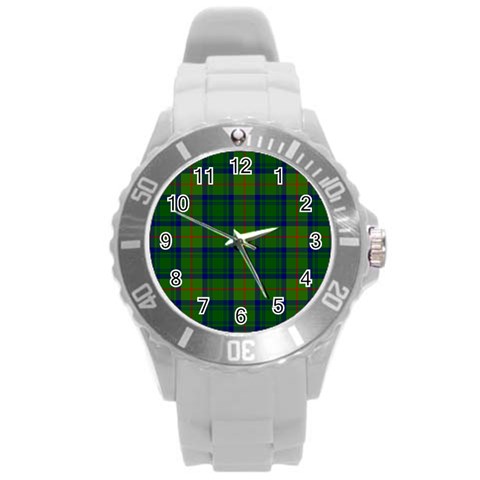 Cranstoun Tartan Round Plastic Sport Watch (L) from ArtsNow.com Front